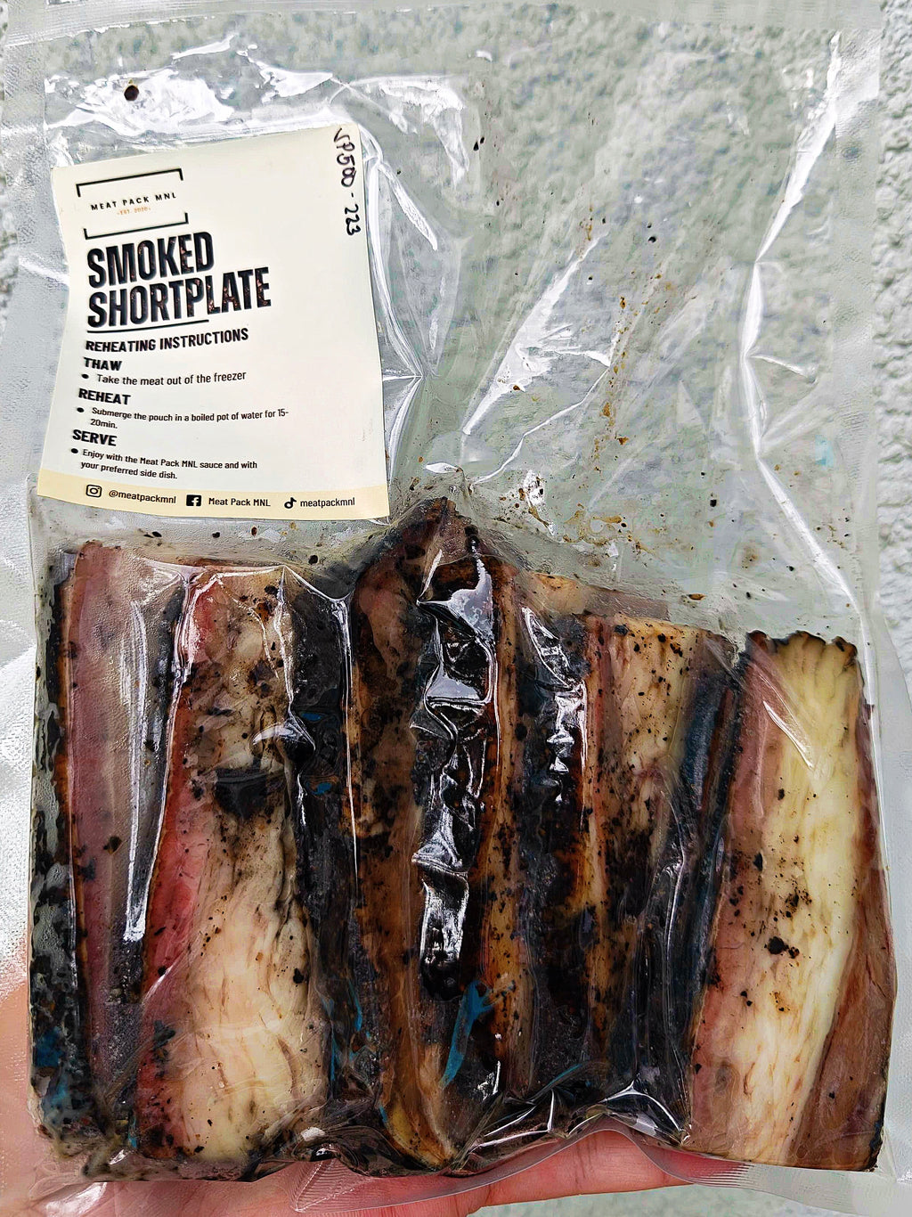 Beef Short Plate 500g